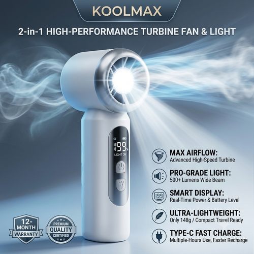 New Rechargeable Fan: Compact Handheld & Portable Neck Fan with Semiconductor Cooling (Ideal for Student Dorms)